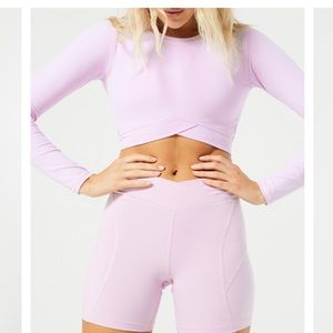 NWT LSPACE AIM HIGH ACTIVE TOP SIZE S LILAC